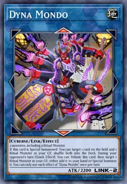 Dyna Mondo MP24-EN176 1st ED Yu-Gi-Oh! ULTRA RARE - Image 1