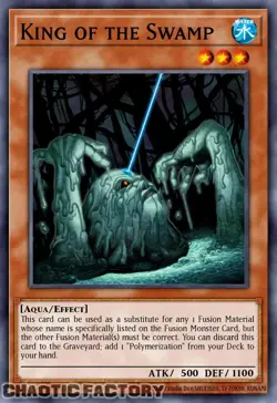 YUGIOH JUSH-EN046 King of the Swamp Rare 1st Edition NM - Image 1