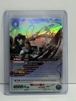 Levi SR*** Signed Parallel Union Arena AOT UE10BT/AOT-1-011 English NM 3 STAR - Image 2