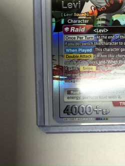 Levi SR*** Signed Parallel Union Arena AOT UE10BT/AOT-1-011 English NM 3 STAR - Image 5