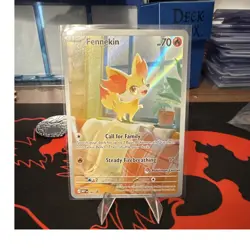 Pokemon TCG Fennekin 080 Pokemon Center Promo Cards Promo Holo EN - Image 1