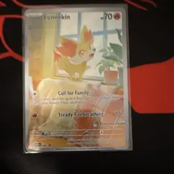 Pokemon TCG Fennekin 080 Pokemon Center Promo Cards Promo Holo EN - Image 2