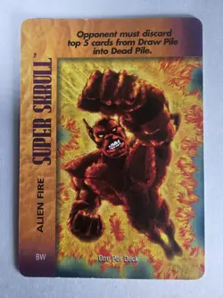 Overpower 5 Card Lot Marvel Super Skrull Flexible Form Fists Of Stone Immitation - Image 2