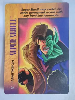 Overpower 5 Card Lot Marvel Super Skrull Flexible Form Fists Of Stone Immitation - Image 3
