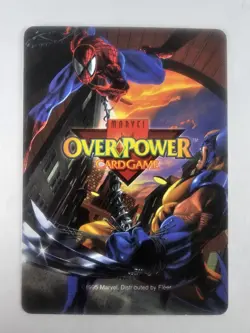 Marvel Overpower 1995 Fleer Energy CCG Trading Card TCG Iron Man Dumpster - Image 2