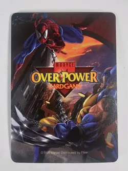 1995 Marvel Overpower CCG Special Character Cards War Machine - We Combine Ship - Image 2