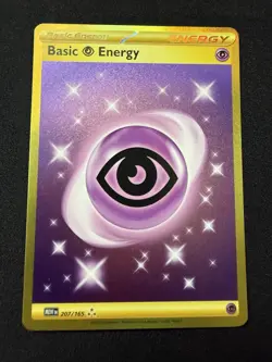 Pokemon TCG Basic Psychic Energy Scarlet & Violet 151 207/165 Holo Hyper Rare NM - Image 1