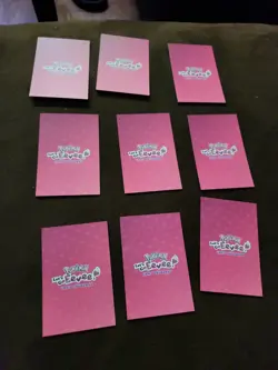 Pokemon Eeveelutions 9 Glitter Cards Fanart - Image 2