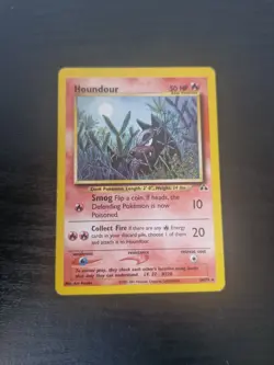 Houndour 24/75 Neo Discovery Wotc Pokemon Card - Image 1