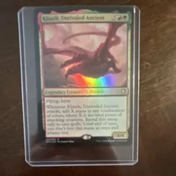 Wizards of the Coast Klauth, Unrivaled Ancient Mythic Red Green Dragon Foil - Image 1