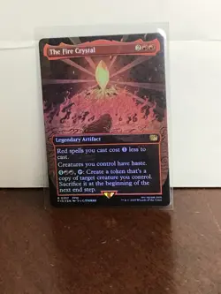 MTG Final Fantasy, The Fire Crystal - Borderless Foil #337 NP - Image 1