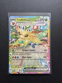 Pokemon TCG - S&V - Prismatic Evolutions - Leafeon EX - 006/131 - Double Rare - Image 1