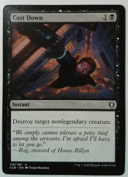 Cast Down *Uncommon* Magic MtG x1 Commander Legends - Image 1