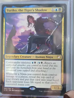 Yuriko, the Tiger's Shadow Commander 2018 MTG Regular Near Mint - Image 3