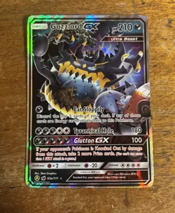 DAMAGED MARKER Pokemon Guzzlord GX 063A/111 Alternate Art Promo Holo Basic 210HP - Image 1