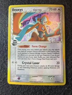 2006 Pokemon Deoxys EX Delta Species Holo Rare 5/110 Holon Phantoms - Image 1
