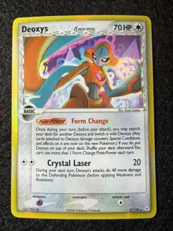 2006 Pokemon Deoxys EX Delta Species Holo Rare 5/110 Holon Phantoms - Image 2