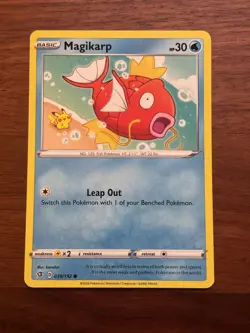 Pokemon Magikarp 039/192 Rebel Clash Common Near Mint - Image 1