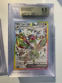 2024 POKEMON SSP EN-SURGING SPARKS ULTRA RARE #222 FLYGON EX PSA 10 BGS 9.5 - Image 1