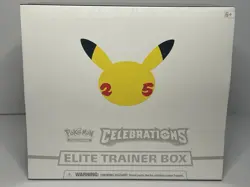 Pokemon TCG: 25th Anniversary Celebrations Elite Trainer Box 2021 Nintendo 820650809439 - Image 1