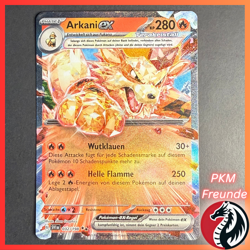 Arkani EX 032/198 SVI 🟡Played 🇩🇪Deutsch Pokemon Karmesin und Purpur - Image 1