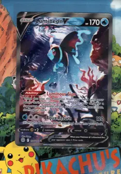 Pokemon TCG Lumineon V 156/172 Brilliant Stars Alternate Full Art NM/M - Image 1