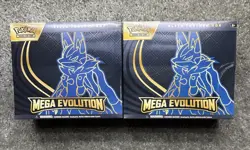 Lot Of 2 Pokemon TCG Mega Evolution Elite Trainer Box ETB Mega Lucario NEW - Image 1