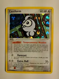 Pokemon EX Hidden Legends Castform Reverse Holo 30/101 LP - Image 1