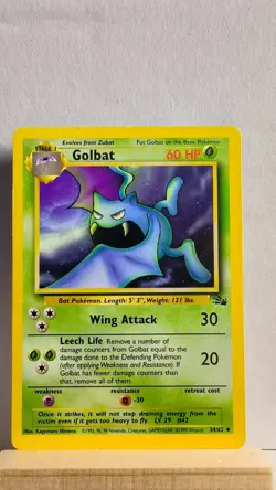 Golbat [MP] - Pokemon TCG Fossil 34/62 [Uncommon] - Image 1
