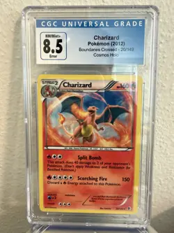 Pokemon Error Charizard Black & White Boundaries Crossed Cosmos Holo 20/149 - Image 1