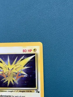 Pokemon TCG Zapdos Fossil 15/62 Holo 1999-2000 Wizards Base Set - Image 5