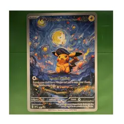 Pokemon Fan Art Pikachu With The Starry Night SVP 085 Regular English 2023 - Image 1