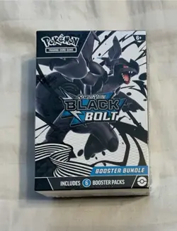 Pokemon TCG Scarlet & Violet Black Bolt Booster Bundle Box 6 Packs English 6+ - Image 1