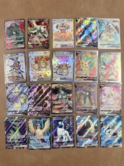 Pokemon TCG SWSH + SV Full Art Lot - Leafeon + Dedenne EX full art - Image 1