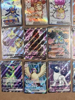 Pokemon TCG SWSH + SV Full Art Lot - Leafeon + Dedenne EX full art - Image 4