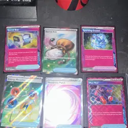 Pokemon TCG Scarlet & Violet Trainer ACE SPEC Holo/Reverse Holo Lot (6) - Image 1