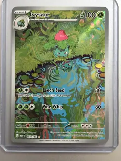 Pokemon TCG Ivysaur SV: Scarlet & Violet 151 Illustrated Rare 167/165 - Image 1