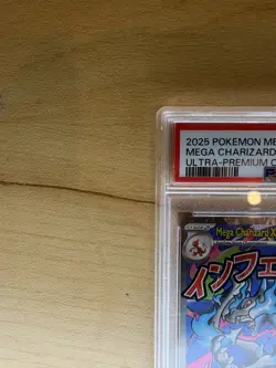 MEGA CHARIZARD X ex 023 BSP Pokemon Mega Evolutions UPC Promo PSA 9 Mint - Image 2