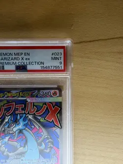 MEGA CHARIZARD X ex 023 BSP Pokemon Mega Evolutions UPC Promo PSA 9 Mint - Image 3