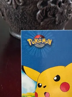 PIKACHU 1999 Topps Pokemon TV Animation Edition Series 1 Blue Logo TV2 # 25 - Image 2