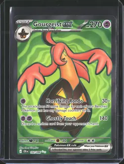 Gourgeist ex 102/086 Ultra Rare ME04: Chaos Rising Pokemon NM/M - Image 1