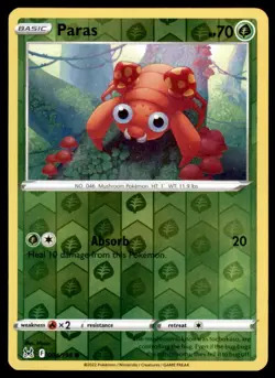Paras 004/196 Common Lost Origin Pokemon Near Mint - Image 1