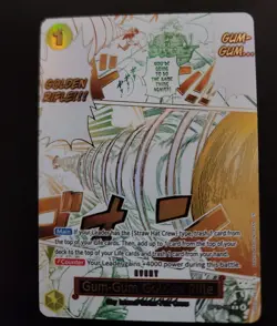 Bandai One Piece- Gum-Gum Golden Rifle OP15-116: Alt Art Rare Foil Event English - Image 1