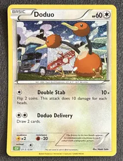Doduo 013/034 NM Trading Card Game Classic Holo Pokemon - Image 1