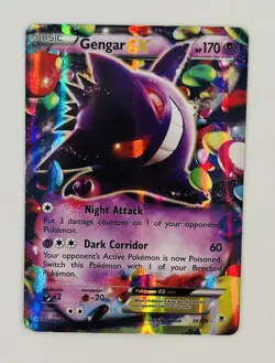 Pokemon Gengar EX Card 34/119 XY Phantom Forces Full Art Holo Rare NM-MT / MINT - Image 1
