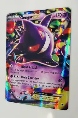 Pokemon Gengar EX Card 34/119 XY Phantom Forces Full Art Holo Rare NM-MT / MINT - Image 2