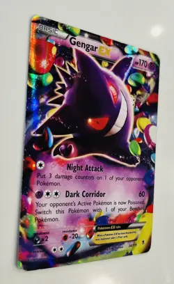 Pokemon Gengar EX Card 34/119 XY Phantom Forces Full Art Holo Rare NM-MT / MINT - Image 3