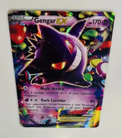 Pokemon Gengar EX Card 34/119 XY Phantom Forces Full Art Holo Rare NM-MT / MINT - Image 4
