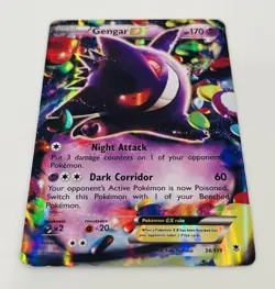 Pokemon Gengar EX Card 34/119 XY Phantom Forces Full Art Holo Rare NM-MT / MINT - Image 5