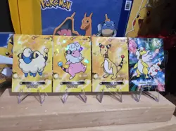 Pokemon Card Database 2 - Mareep Flaafy Ampharos & Mega Evolution - 4 Card Lot - Image 1